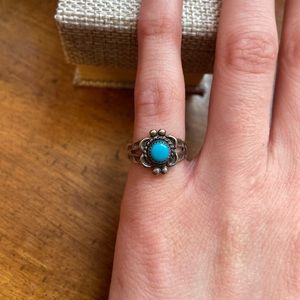 Turquoise pinky ring